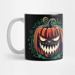 Halloween Spooky Tees: Pumpkin Grimace Dark Scary Mug